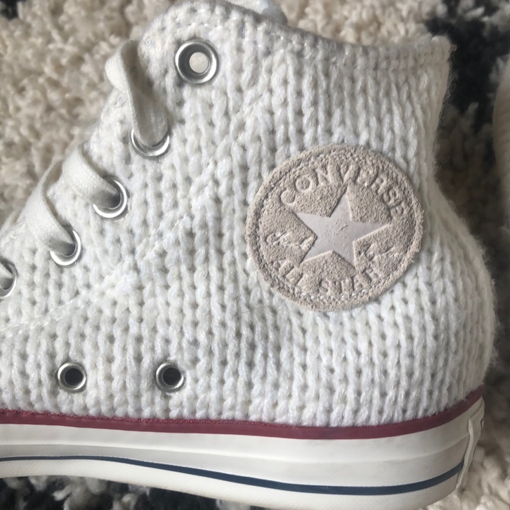 Converse knit high tops